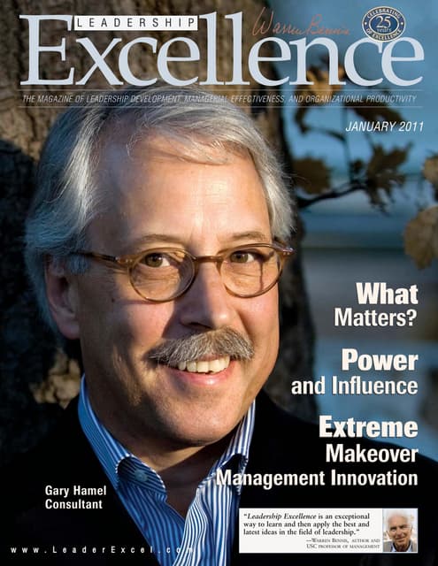 Leadership Excellence January 2011 ...