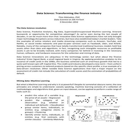 Machine Learning Applications in Credit Risk | PDF