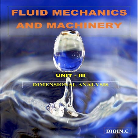 CE 8394 FLUID MECHANICS AND MACHINERY UNIT III FORMULA | PDF