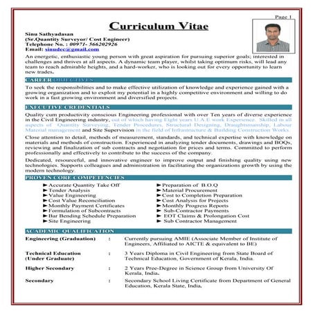 Curriculum Vitae