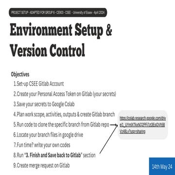CE903 - Group 6 - Environment Setup &amp; Version Control.pdf