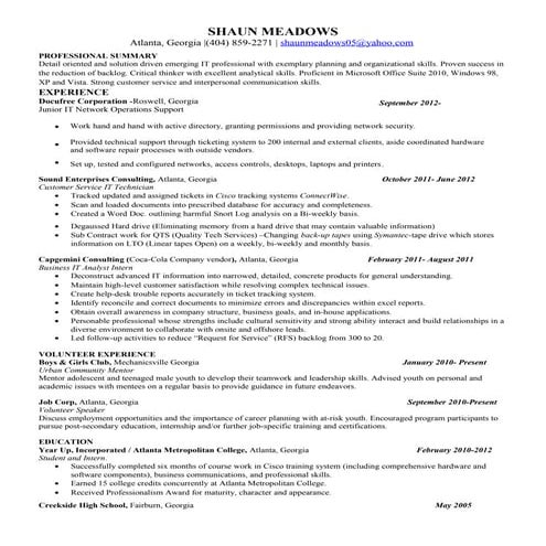 Shaun NEW 2014 resume