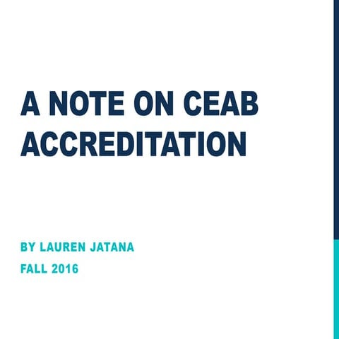 Engineers Canada Accreditation Board Engineering Education Overview