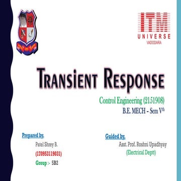 Transient response ALA CE