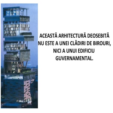 The most expensive house in the world - Romanian text