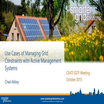 Managing Grid Constraints with Active Management Systems