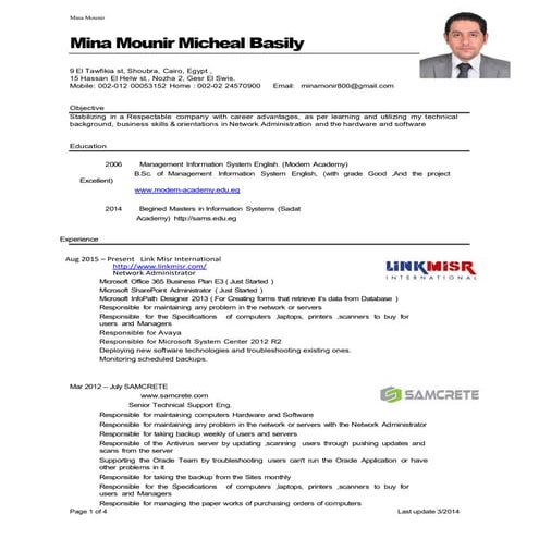 Mina Mounir (updated)