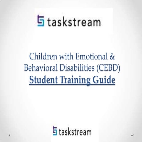 CEBD ts student instructional guide