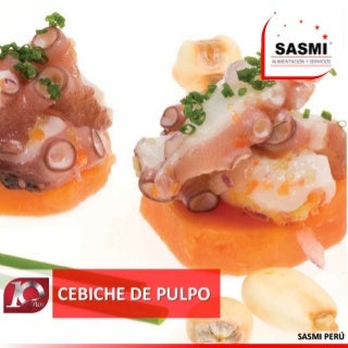 Cebiche de pulpo by sasmi perú | Concesionario de alimentos