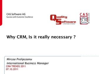 WHY CRM, Is it really Necessary?