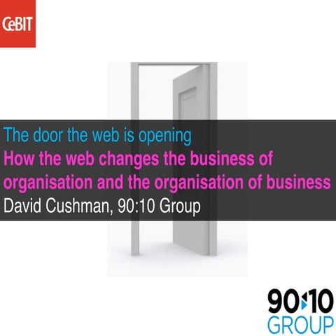 How the Web is changing the organisation of business