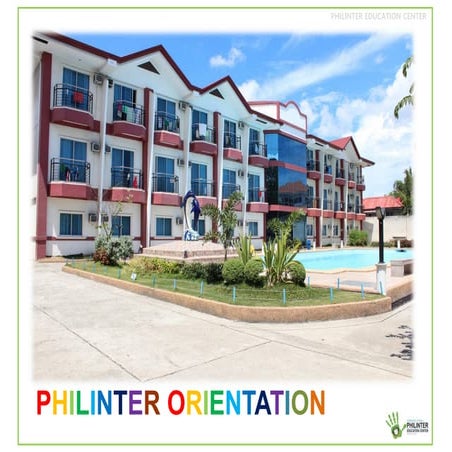 フィリピン留学 CEBU Philinter オリエンテーション by セブ留学ナビ・セブ留学ドットコム