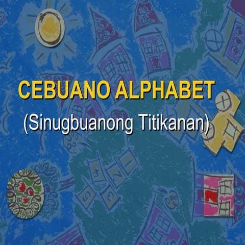 Cebuano alphabet