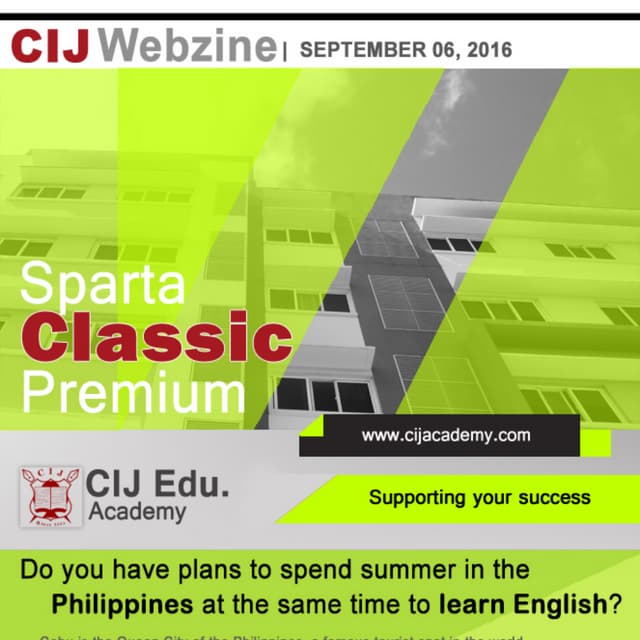 セブCIJ WEBマガジン 2016.9.6 フィリピン留学ナビ