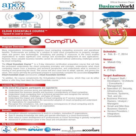 Cloud Essentials Course