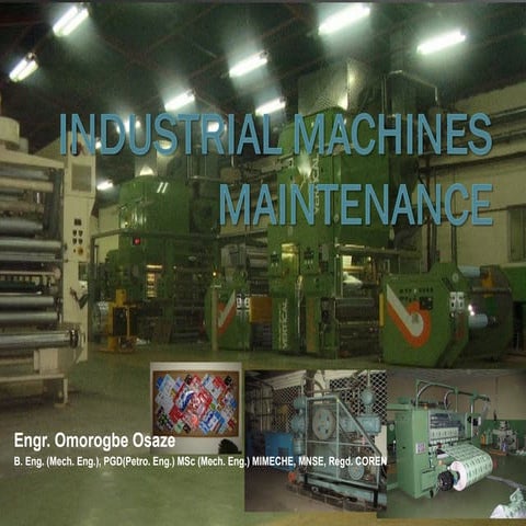 Industrial Machines Maintenance