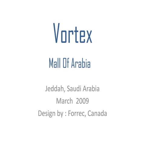 Vortex mall of arabia | PDF