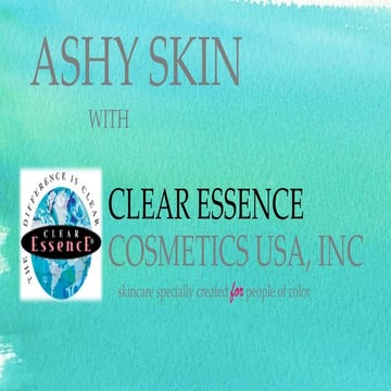 Skin: The Foundation for Makeup | PPTX