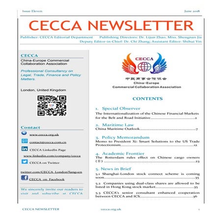 Cecca newsletter 2018 june | PDF
