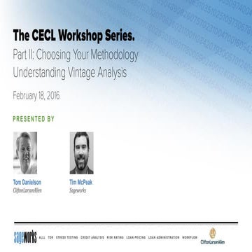 The CECL Workshop Series Part II: Vintage Analysis | PDF