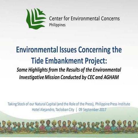 Environmental Issues Concerning the Tide Embankment Project
