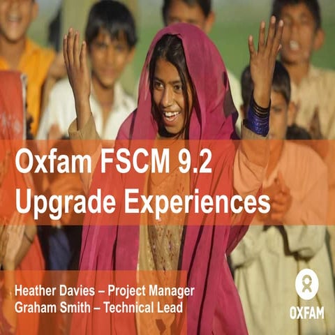 oxfam 9.2 upgrade