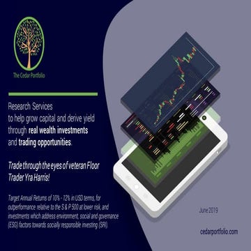 Cedar Model Portfolio Services Information Packet June 19 2019