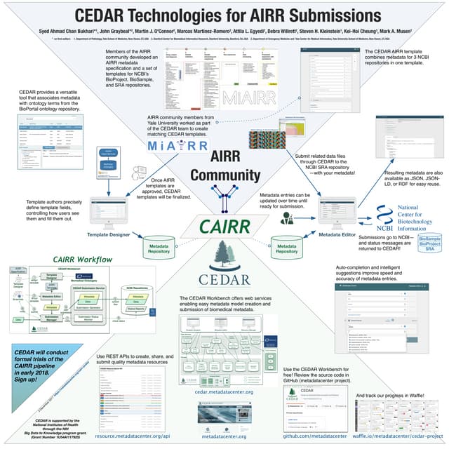CEDAR Technologies for AIRR Submissions