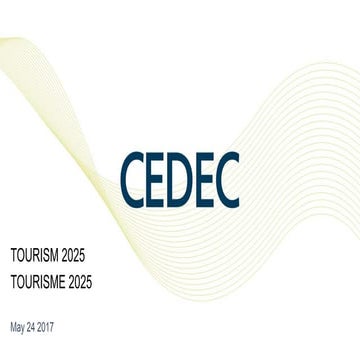 CEDEC Tourism 2025 Strategy