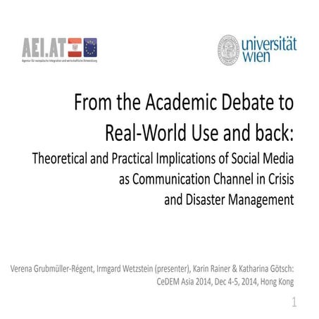 Irmgard Wetzstein: From the academic debate to real-world use and back