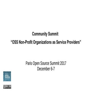 Adding value to Projects : the OW2 Process, Paris Open Source Summit 2017