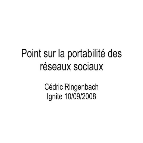 Cedric Ringenbach, Consultant at Carbone b.i.