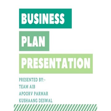 Business Plan - Hibiscus Iced Tea