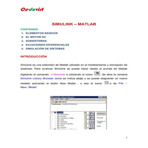 Manual simulink | PDF
