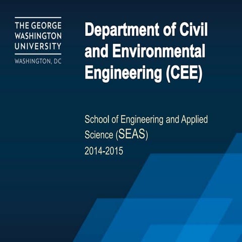 CEE Department Orientation 2014