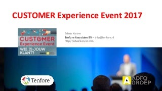 Customer Dynamics 360 ® | Customer Experience Event 2017