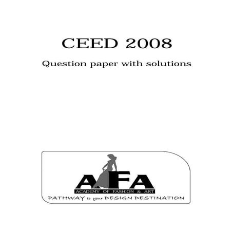 CEED  Solved Paper