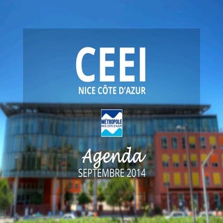 CEEI NCA - Agenda Septembre 2014