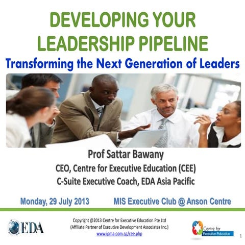 Developing Your Leadership Pipeline - Succession Planning Framework
