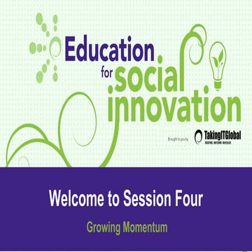 CEESA Education for Social innovation - Session 4