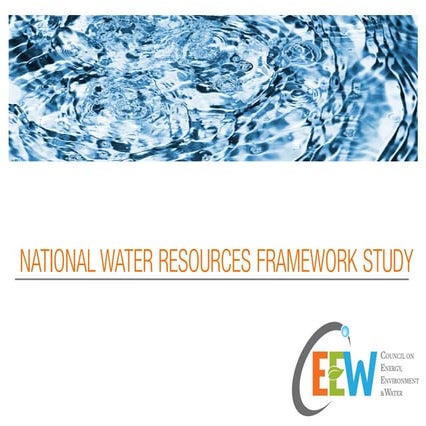 Visualization of NATIONAL WATER RESOURCES FRAMEWORK STUDY done by CEEW