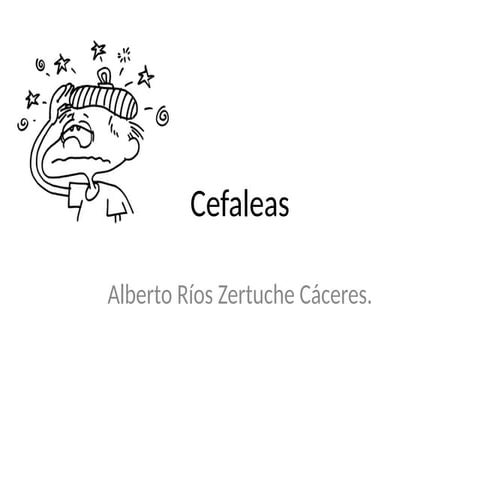 Cefaleas estudios y tipos clasificación y tratamiento