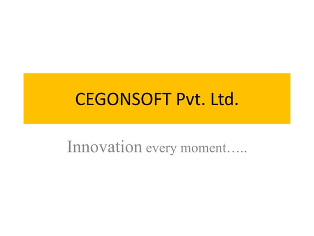 Cegonsoft Final Year Projects In Coimbatore,