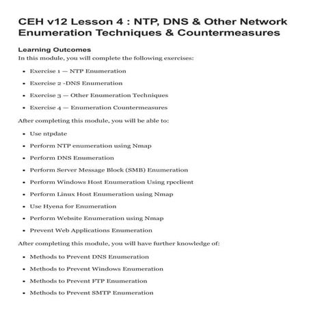 CEH v12 Lesson 4 _ NTP, DNS _ Other Network En (1).pdf