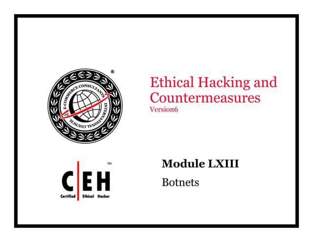 Ce hv6 module 63 botnets