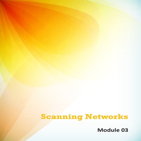 Cehv8 - Module 03: Scanning Networks