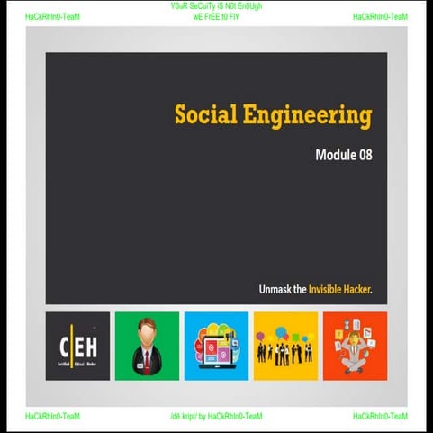 CEHv9 : module 08 - social engineering