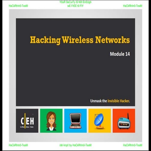 CEHv9 : module 14 - hacking wireless networks