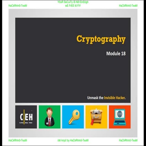 CEHv9 : module 18 - cryptography