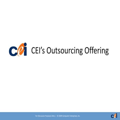 Cei Outsourcing Offering